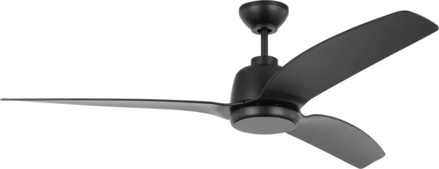 Avila Coastal 60" LED Ceiling Fan in Midnight Black - Image 2