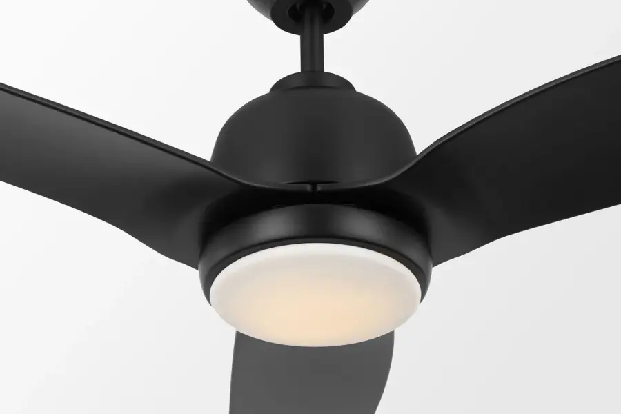 Avila Coastal 60" LED Ceiling Fan in Midnight Black - Image 5