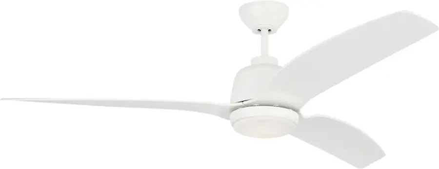 Avila Coastal 60" LED Ceiling Fan with Light Kit - Image 1