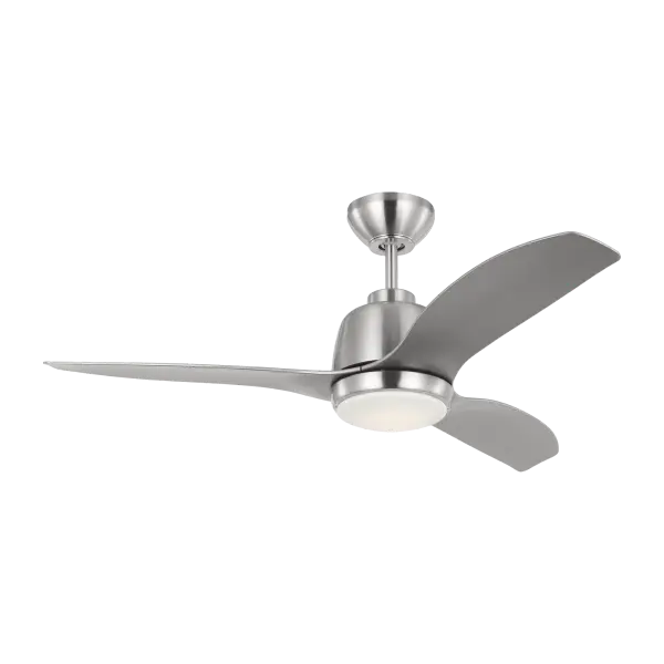 The Avila combines modern aesthetics with practical functionality, featuring a brushed steel finish and integrated LED lighting. Perfect for medium-sized rooms seeking efficient air circulation with contemporary style.