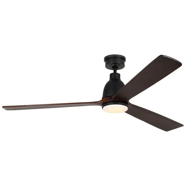 Bryden 60" Smart Ceiling Fan in Midnight Black