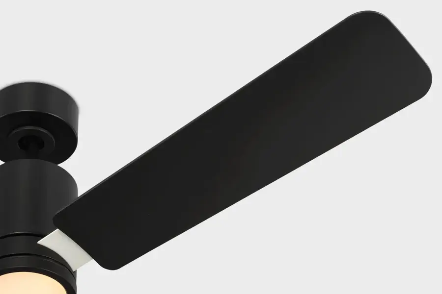 Cleancut 54" Smart LED Ceiling Fan in Midnight Black - Image 11
