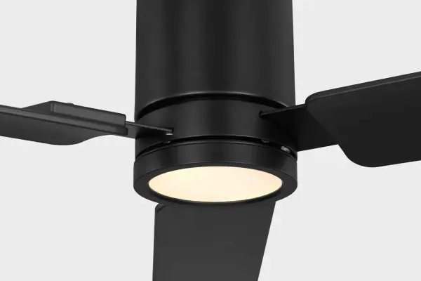 Cleancut 54" Smart LED Ceiling Fan in Midnight Black - Image 12