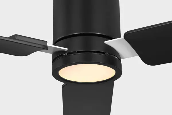 Cleancut 54" Smart LED Ceiling Fan in Midnight Black - Image 14