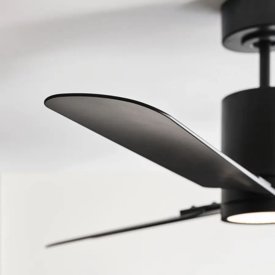 Cleancut 54" Smart LED Ceiling Fan in Midnight Black - Image 18