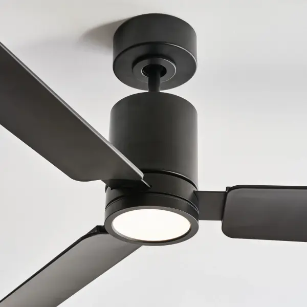 Cleancut 54" Smart LED Ceiling Fan in Midnight Black - Image 19