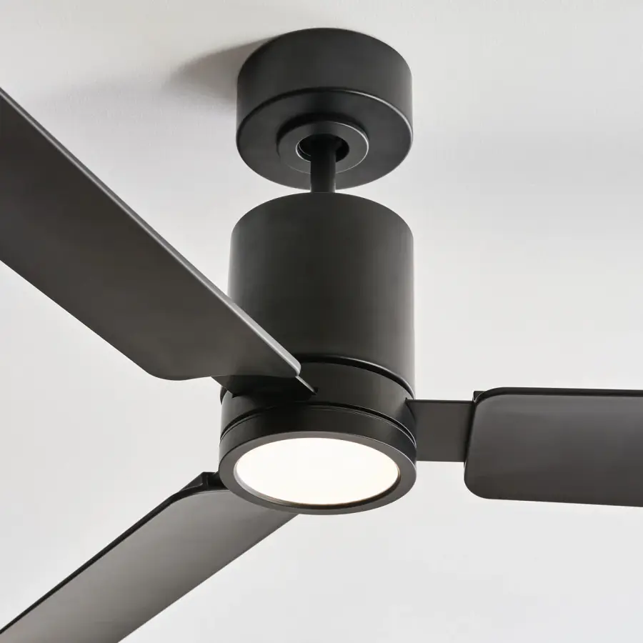 Cleancut 54" Smart LED Ceiling Fan in Midnight Black - Image 19