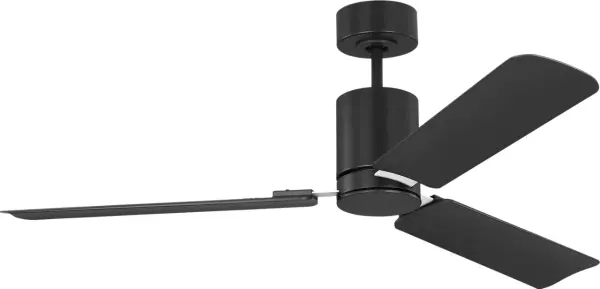 Cleancut 54" Smart LED Ceiling Fan in Midnight Black - Image 3