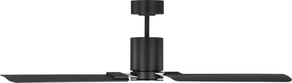 Cleancut 54" Smart LED Ceiling Fan in Midnight Black - Image 7