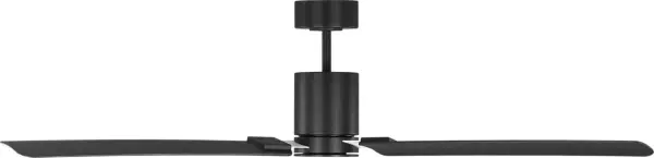 Barbara Barry's Cleancut fan combines minimalist design with smart technology in a damp-rated 62" format. Sharp lines and customizable blade contrast create architectural impact, while app control and integrated LED lighting deliver modern convenience.