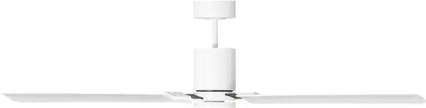 Barbara Barry's Cleancut fan combines minimalist design with smart technology. The 62" span and damp rating make it ideal for large indoor spaces or covered outdoor areas, while app control adds modern convenience.
