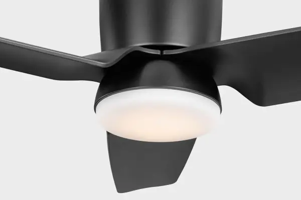 Colgin 44" Hugger LED Ceiling Fan in Midnight Black - Image 3