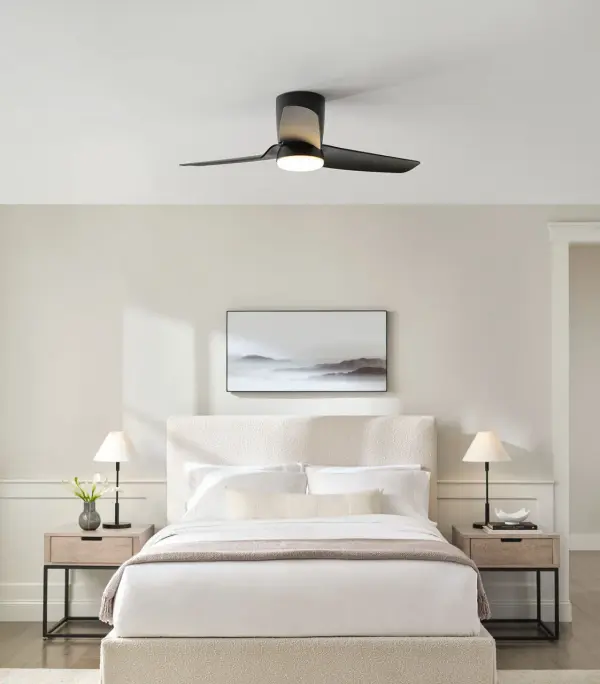 Colgin 44" Hugger LED Ceiling Fan in Midnight Black - Image 5