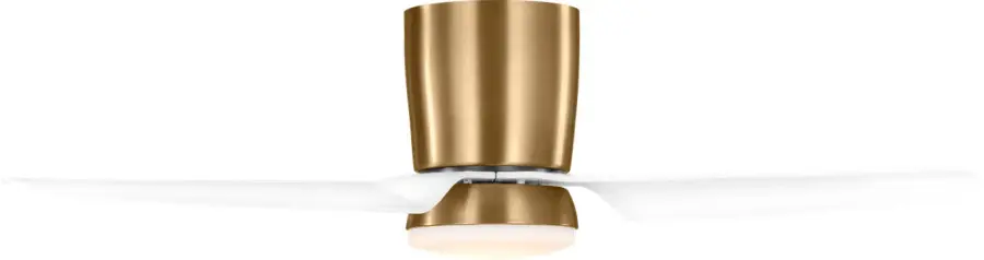 Colgin 44" Hugger LED Ceiling Fan with Light Kit - Image 1