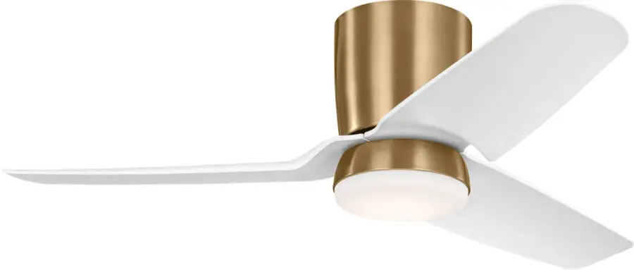 Colgin 44" Hugger LED Ceiling Fan with Light Kit - Image 2