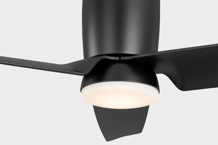 Colgin 56" Hugger LED Ceiling Fan in Midnight Black - Image 3