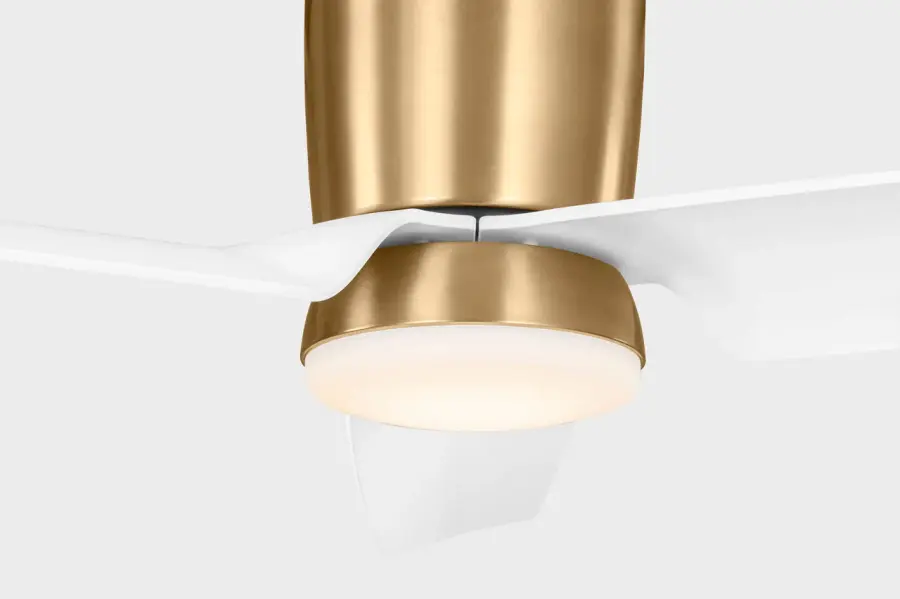 Colgin 56" Hugger LED Ceiling Fan with Light Kit - Image 3