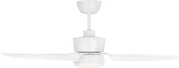 The Colgin 44" LED fan from Drew & Jonathan's debut collection combines powerful airflow with ambient lighting in a clean, modern design. Damp-rated for versatility, it works beautifully indoors or on covered patios.