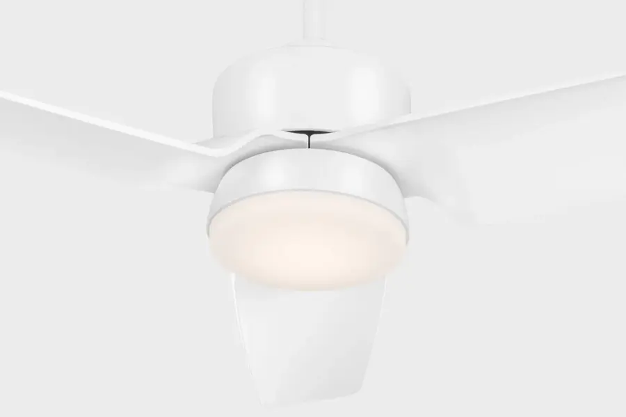 Colgin 44" LED Ceiling Fan with Light Kit in Matte White - Image 3