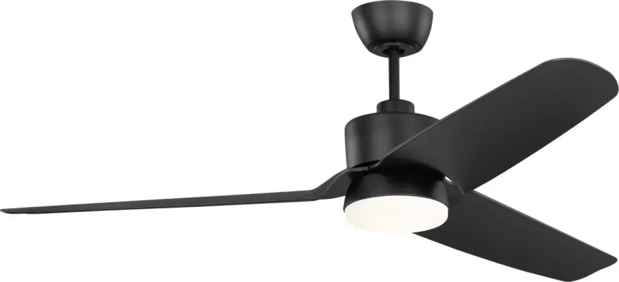 Colgin 56" LED Ceiling Fan in Midnight Black - Image 1