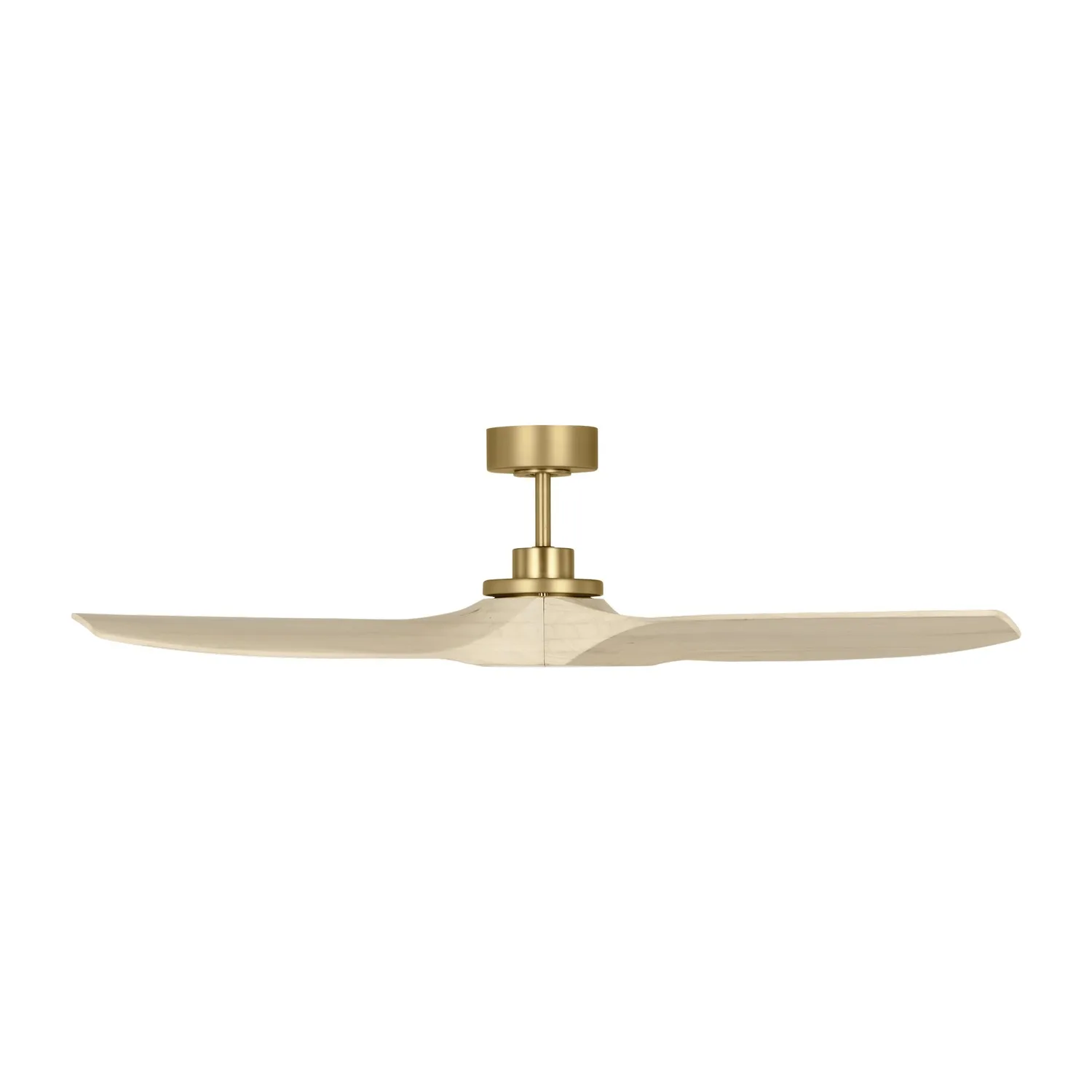 Collins Smart 52" Ceiling Fan in Burnished Brass