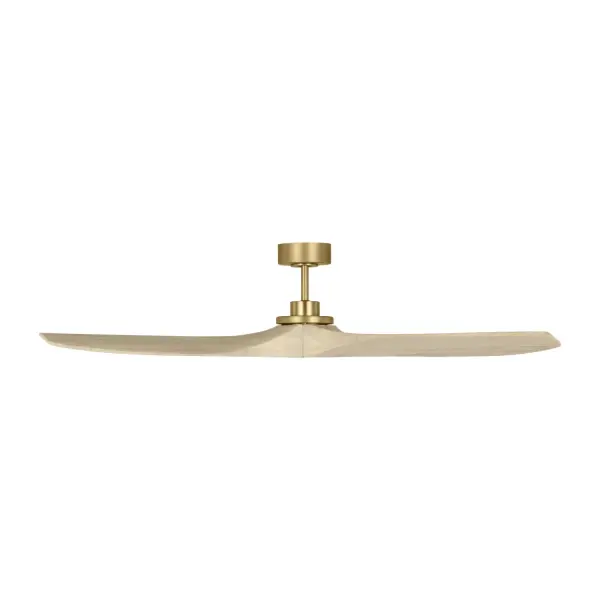 The Collins Smart 60 combines sophisticated style with cutting-edge smart technology. Its three-blade design in Burnished Brass with Washed White Oak blades delivers exceptional airflow (6884 CFM) while the Smart by Bond app provides complete control.