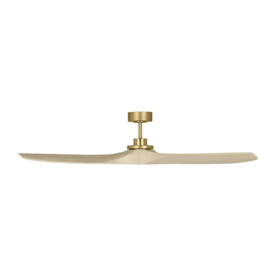 Collins Smart 60" Ceiling Fan in Burnished Brass