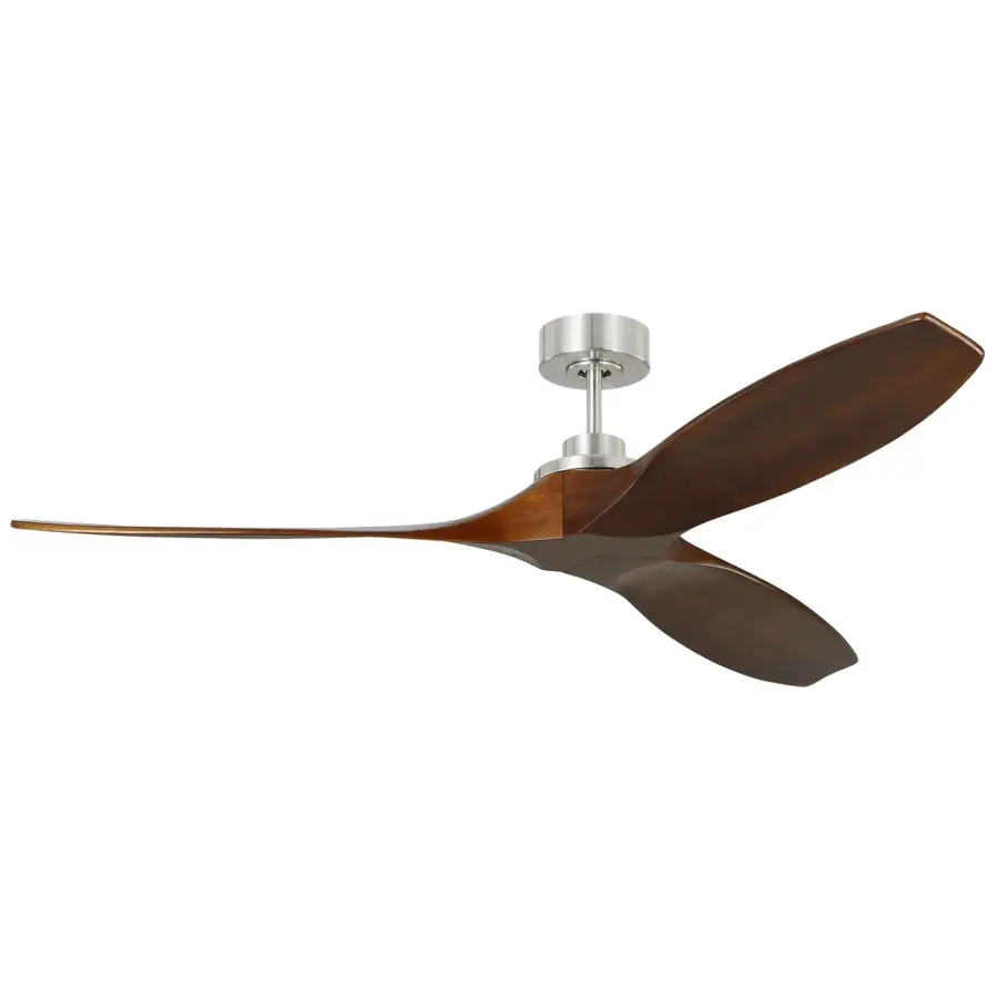 Collins 60" Smart Ceiling Fan in Brushed Steel