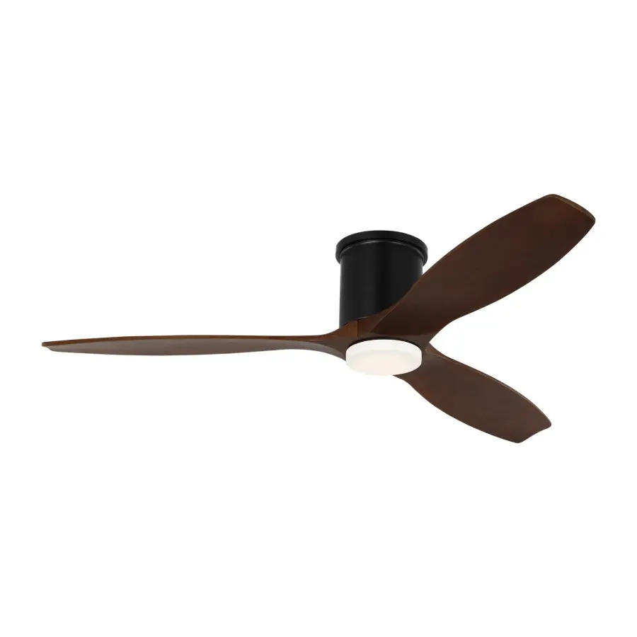 Collins 52" Smart Ceiling Fan in Midnight Black