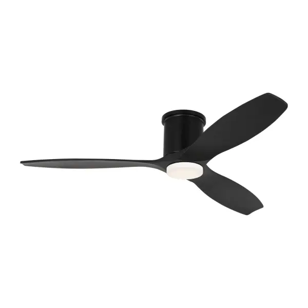 Collins 52" Smart Ceiling Fan in Midnight Black