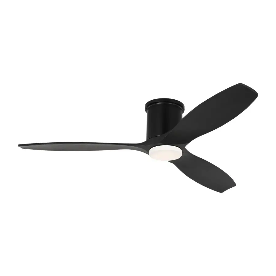 Collins 52" Smart Ceiling Fan in Midnight Black