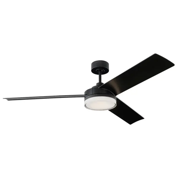 The Cirque 56" ceiling fan combines minimalist design with exceptional performance. Its three-blade configuration delivers impressive 7103 CFM airflow while the integrated LED provides warm, high-CRI lighting. Perfect for modern spaces requiring both style and function.