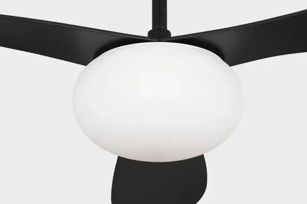 Drape Smart 58" LED Ceiling Fan in Midnight Black - Image 3