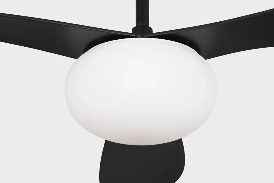 Drape Smart 58" LED Ceiling Fan in Midnight Black - Image 3