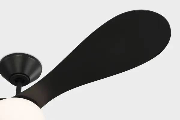 Drape Smart 58" LED Ceiling Fan in Midnight Black - Image 4