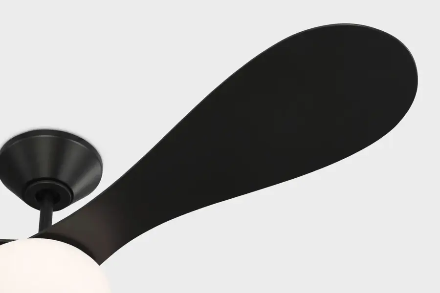 Drape Smart 58" LED Ceiling Fan in Midnight Black - Image 4