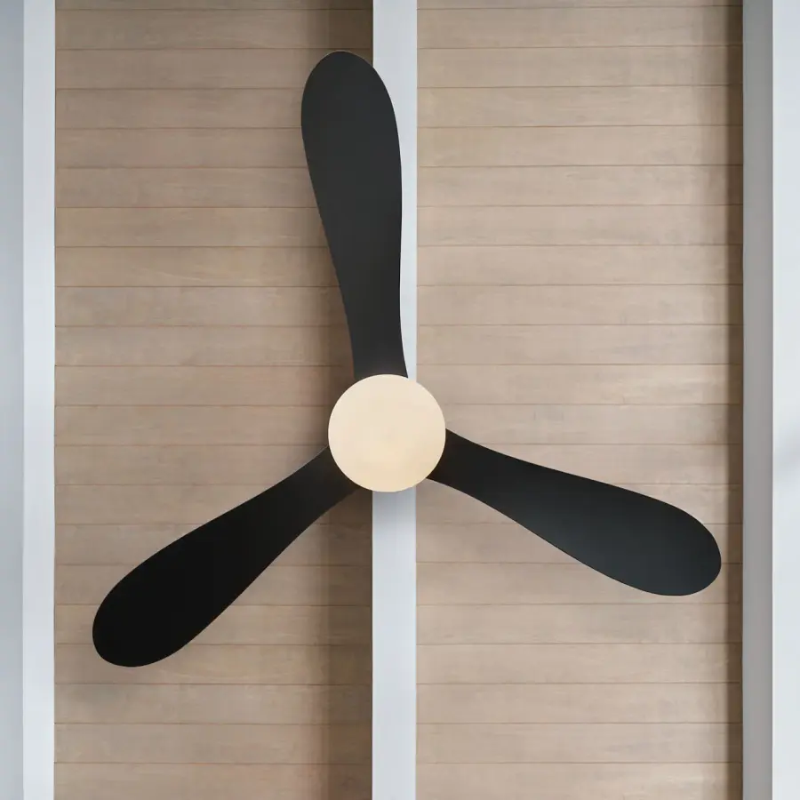 Drape Smart 58" LED Ceiling Fan in Midnight Black - Image 5