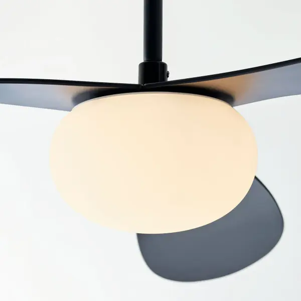Drape Smart 58" LED Ceiling Fan in Midnight Black - Image 6