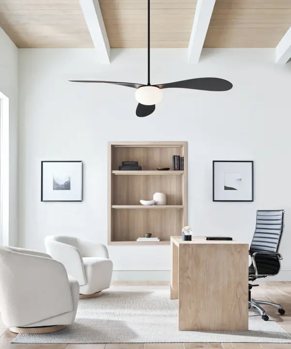 Drape Smart 58" LED Ceiling Fan in Midnight Black - Image 9