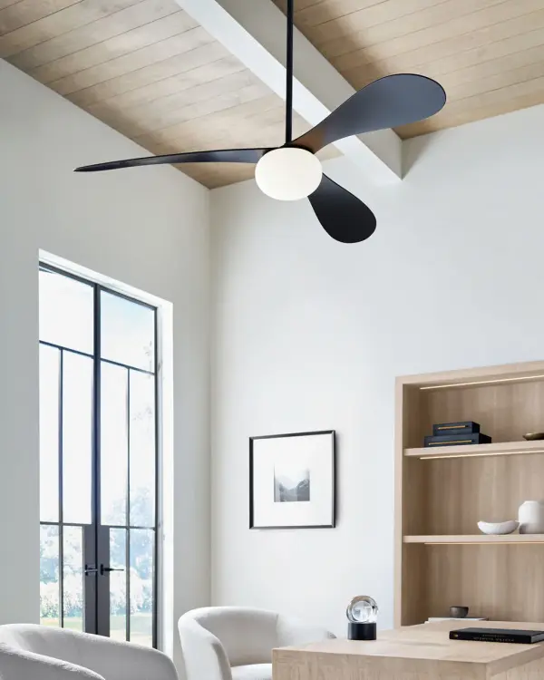 Drape Smart 58" LED Ceiling Fan in Midnight Black - Image 10