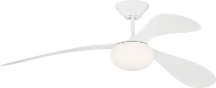 Drape Smart 58" LED Ceiling Fan with Light Kit - Image 1