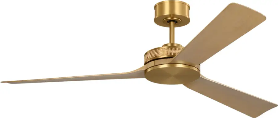 Elara Smart 56" Ceiling Fan in Burnished Brass - Image 1