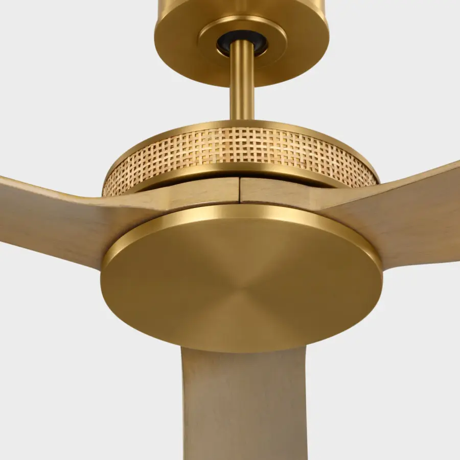 Elara Smart 56" Ceiling Fan in Burnished Brass - Image 4