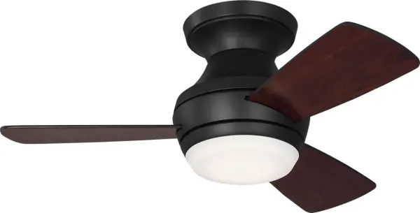 Ikon 32" Hugger LED Ceiling Fan with Light Kit - Image 3