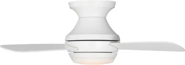 Ikon 32" Hugger LED Ceiling Fan with Light Kit - Image 3