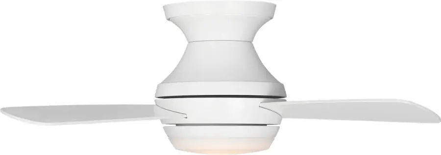 Ikon 32" Hugger LED Ceiling Fan with Light Kit - Image 3