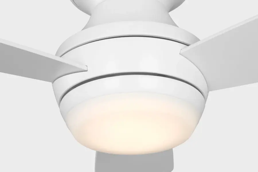 Ikon 32" Hugger LED Ceiling Fan with Light Kit - Image 4