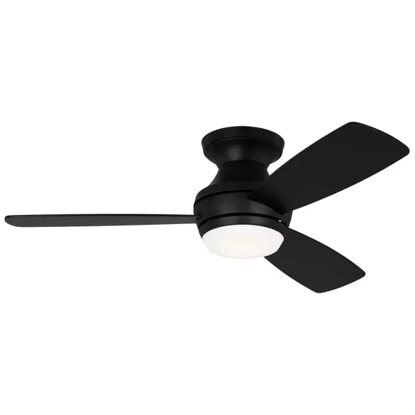Ikon 44" LED Ceiling Fan in Midnight Black