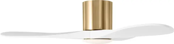 The Maverick Hugger combines modern minimalist design with powerful performance in a space-saving flush mount. Its 44" blade span and LED lighting make it ideal for bedrooms and offices with standard ceiling heights. - alternate view