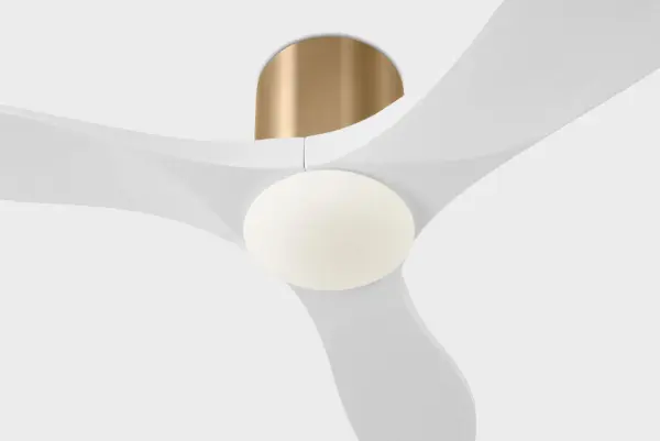 Maverick Smart 44" Hugger LED Ceiling Fan in Burnished Brass - Image 3